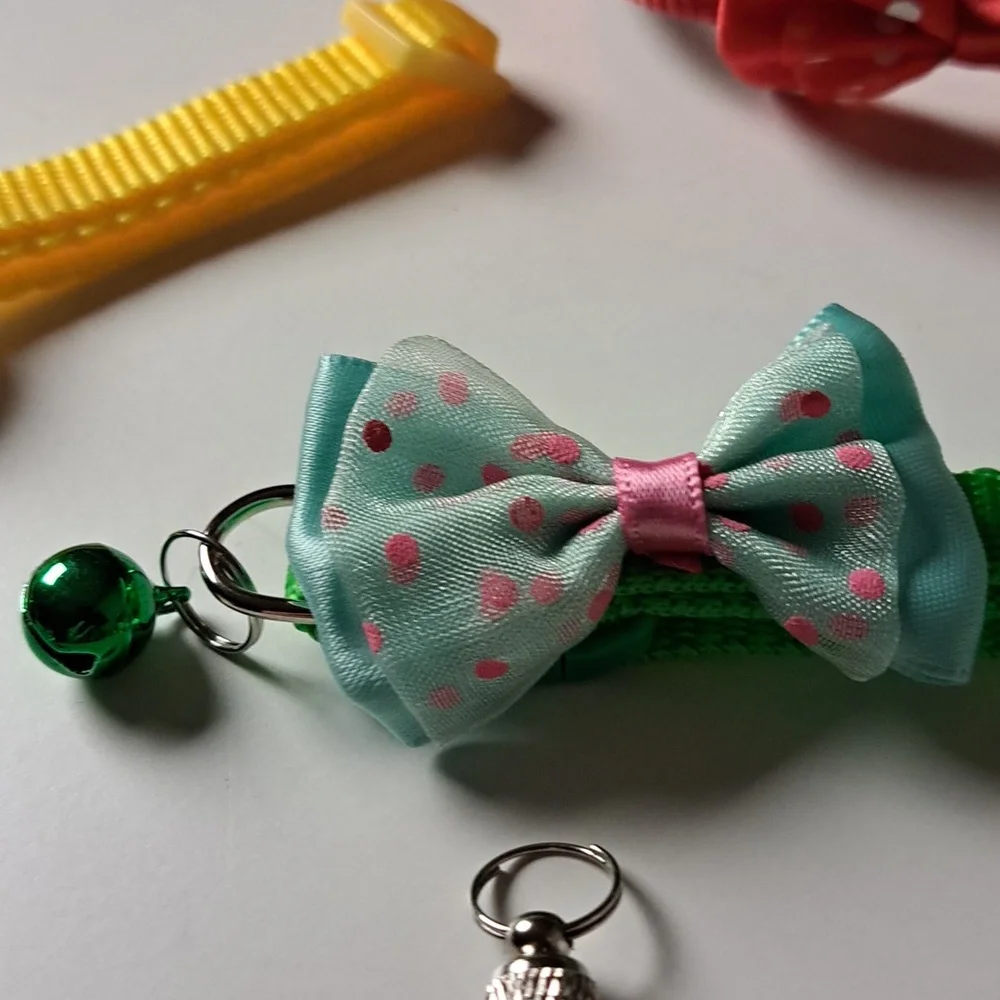 Cat collar bell ID paper in metal container/ BUNDLE ONLY 2or more items 4 each
